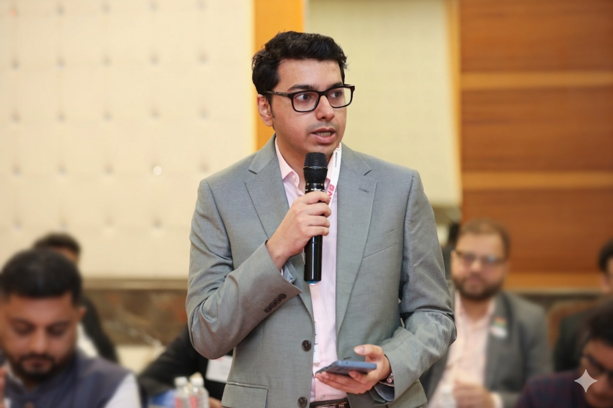 Chaitanya leading a training workshop